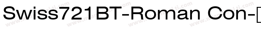 Swiss721BT-Roman Con字体转换